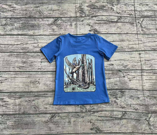 Baby Boys Blue Duck Short Sleeve Tee Shirts Tops Preorder