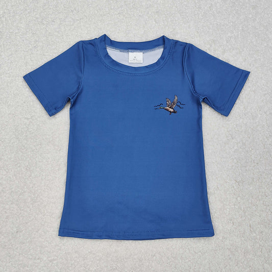 Baby Boys Blue Duck Short Sleeve Tee Shirts Tops