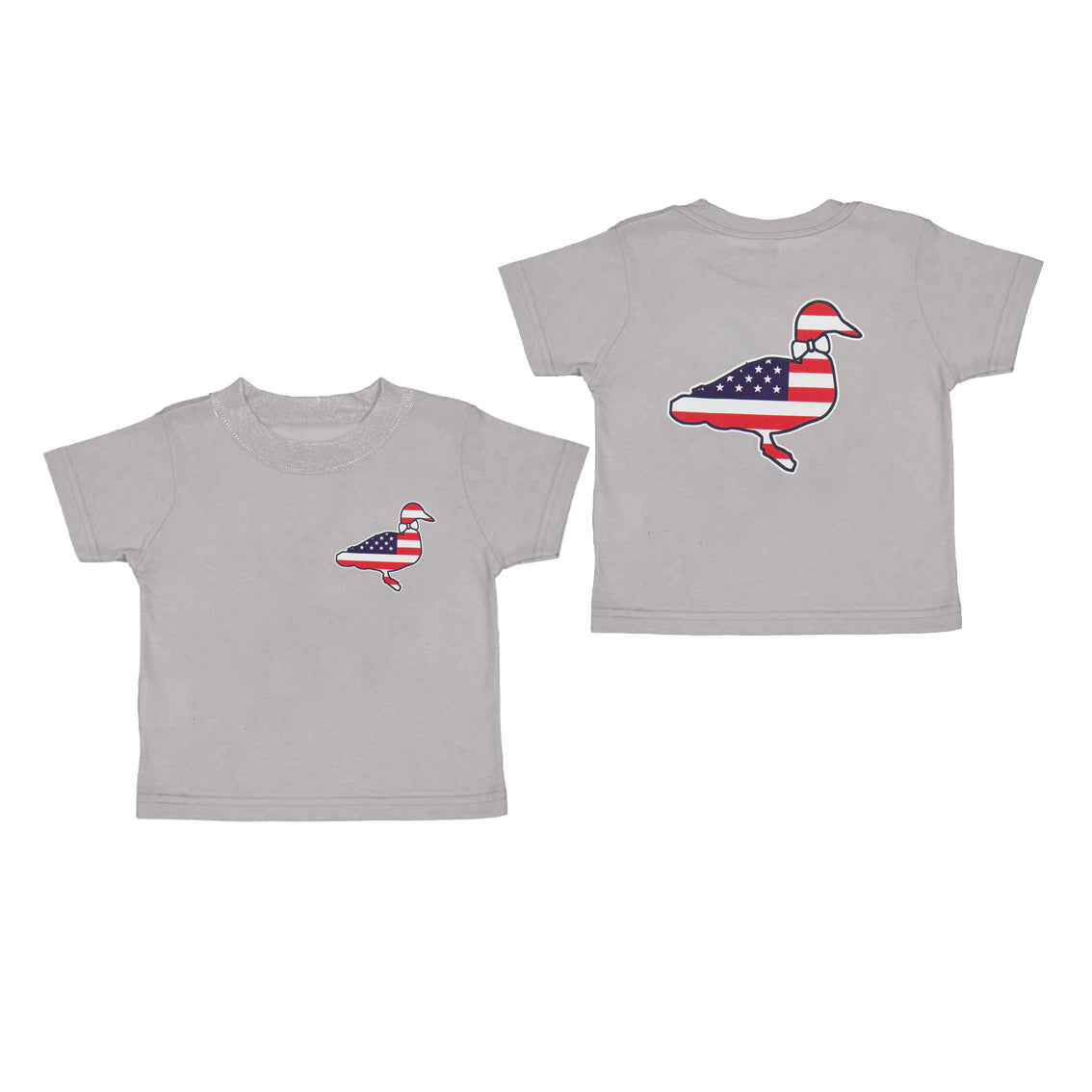 Baby Boys Grey 4th Of July Ducks Tee Shirts Tops preorder