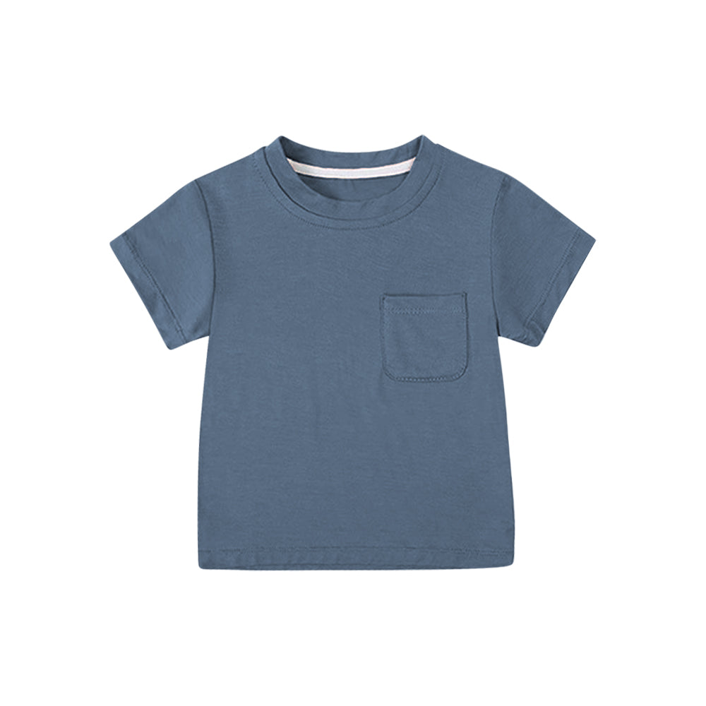 Baby Boys Blue Short Sleeves Tee Shirts Top Preorder