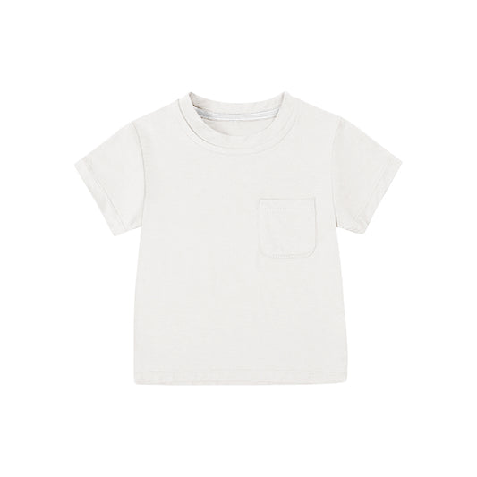 Baby Boys White Short Sleeves Tee Shirts Top Preorder