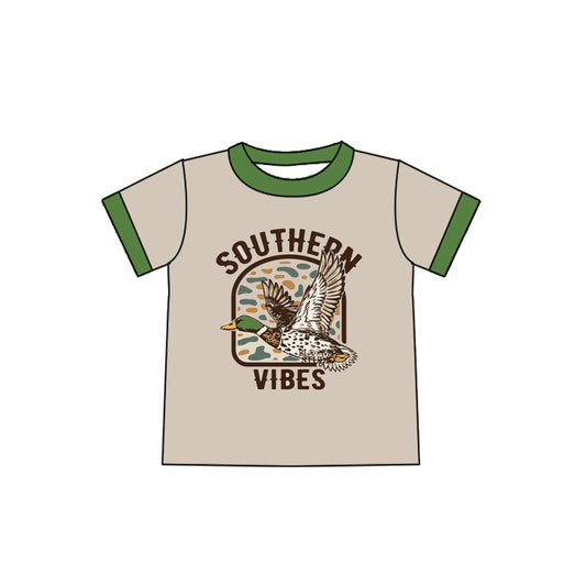 Baby Boys Short Sleeves Duck Southern Vibes Tee Shirts Top Preorder