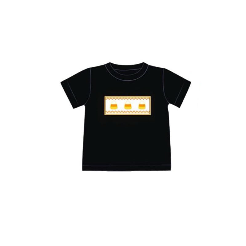 Baby Boys Black Short Sleeves Candy Tee Shirts Top Preorder