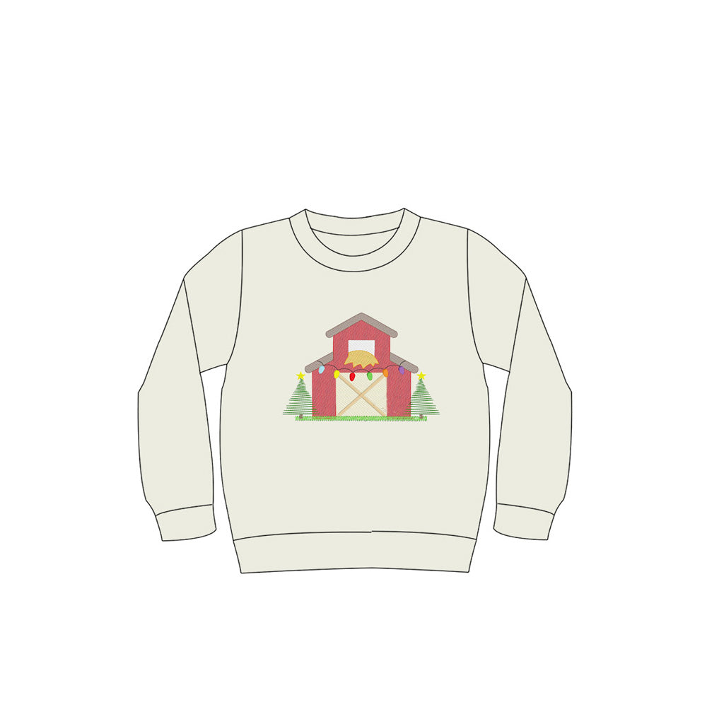 Baby Boys Gray Long Sleeves Lights House Tee Shirts Top Preorder