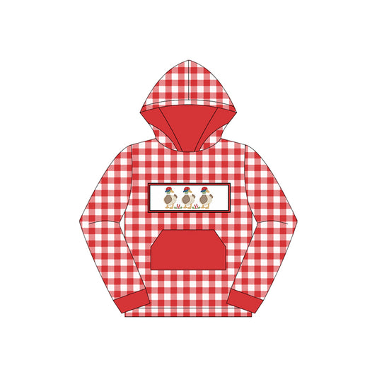 Baby Boys Long Sleeves Ducks Pocket Hoodies Top Preorder