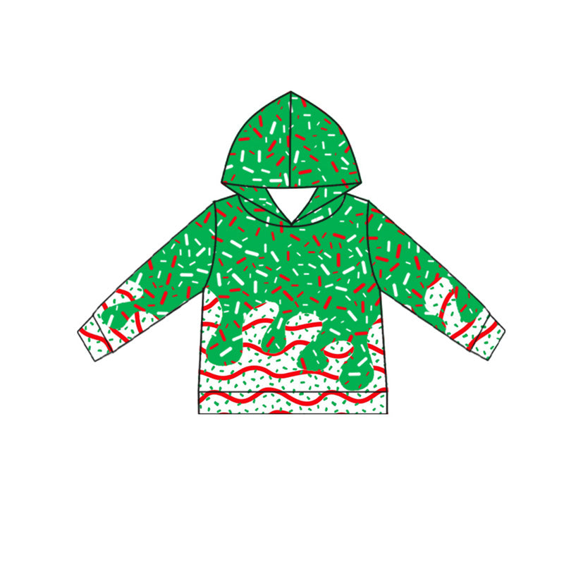 Baby Boys Drip Christmas Trees Hoodies Top Preorder