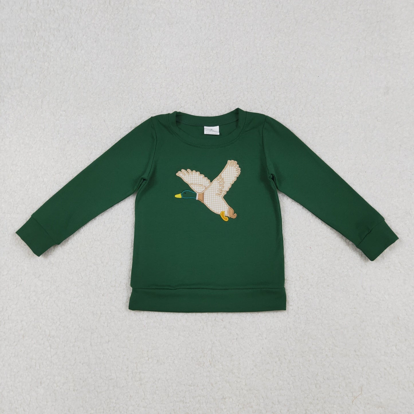Sibling Baby Boys Girls Embroidery Ducks Dogs Fishing Southern Hunting Tee Shirts Top