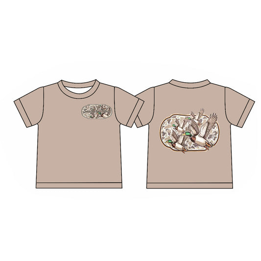 Baby Boys Back Camo Ducks Hunting T-shirts Top Preorder