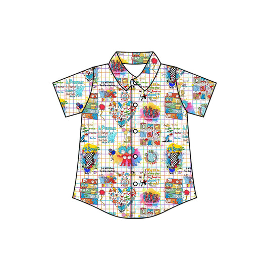 Baby Boys Mr Reading Checked Button Shirts Top Preorder