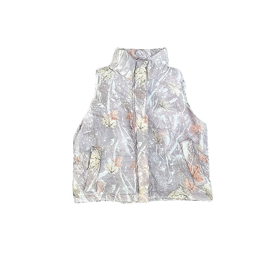Baby Boys Southern Leaves Camo Zipper Pockets Yoga Jackets Top Preorder
