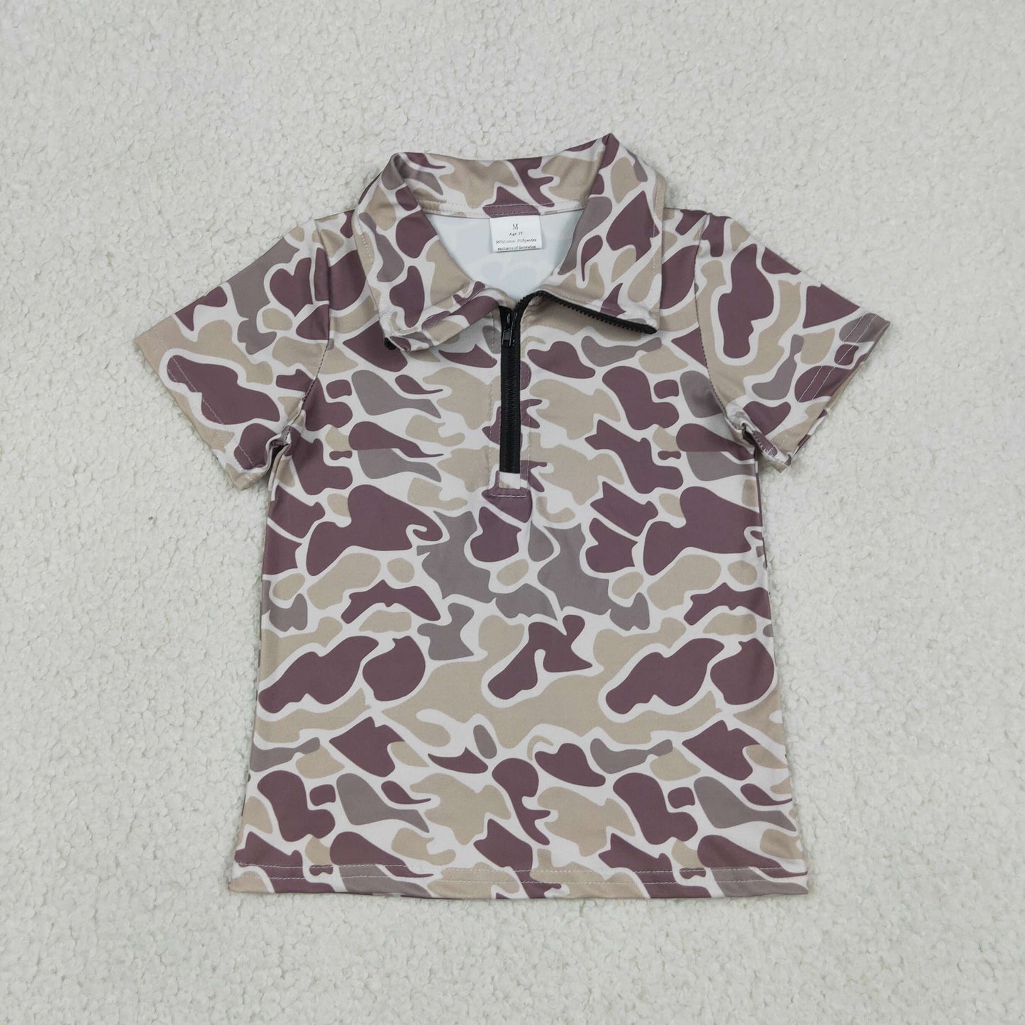 Sibling Baby Girls Southern Camo Zip Pullovers Tops