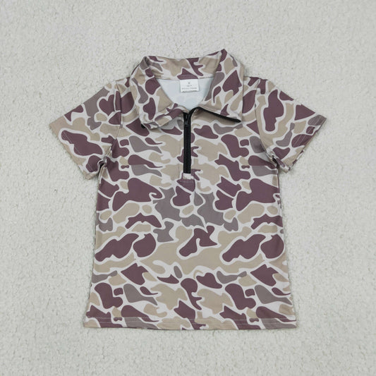 Sibling Baby Girls Southern Camo Zip Pullovers Tops