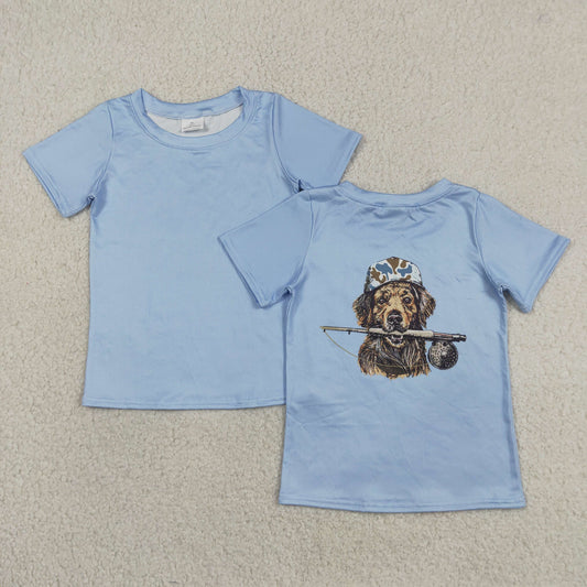 Sibling Baby Boys Dog Fishing Top Camo Pockets Shorts Hunting Clothes Sets