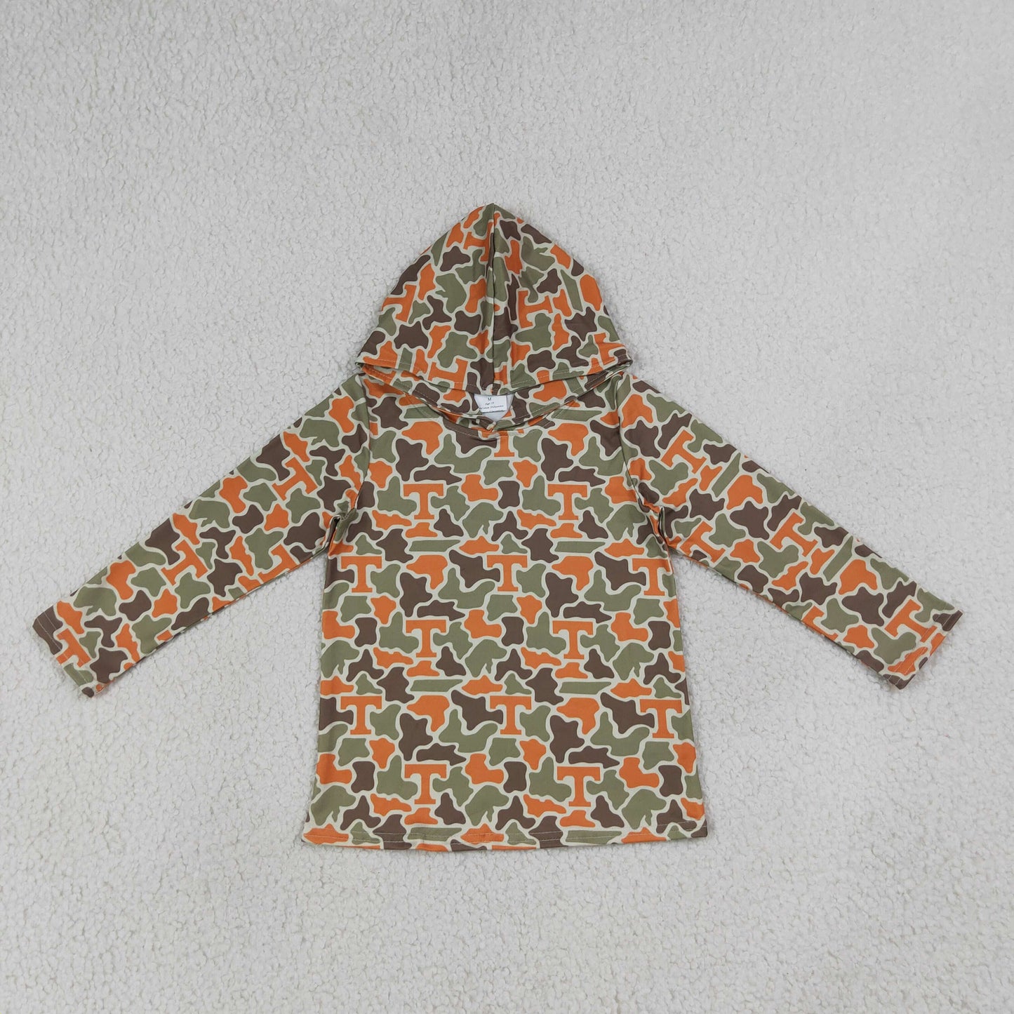 Baby Boys Long Sleeve Camo Tennessee Team Hoodies Top