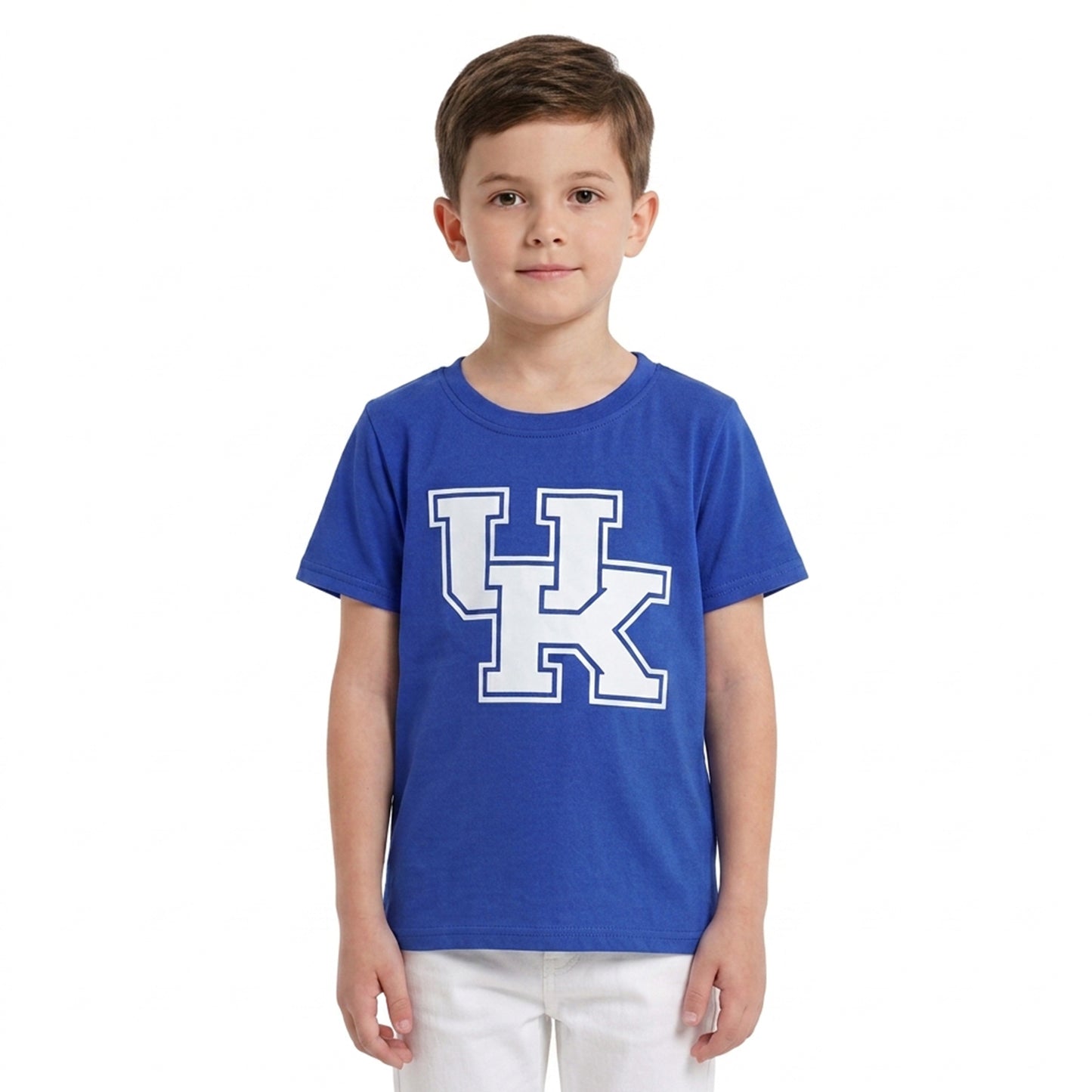 Baby Boys Blue Short Sleeve Vinyl Kentucky Team T-shirts Top