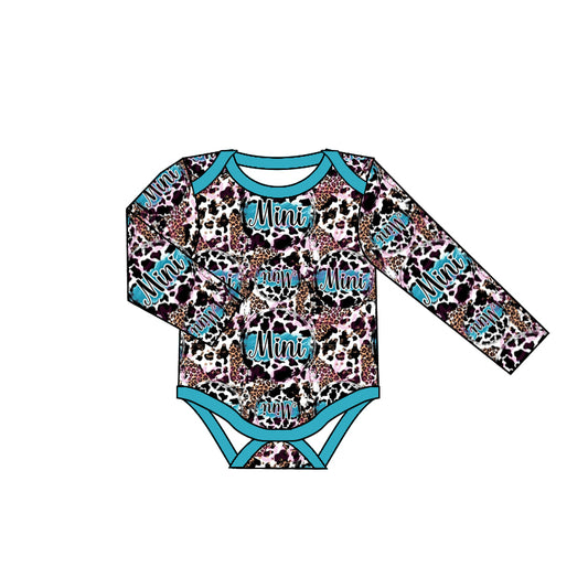 Baby Infant Kids Leopard Mini Milk Silk Rompers preorder(moq 5)