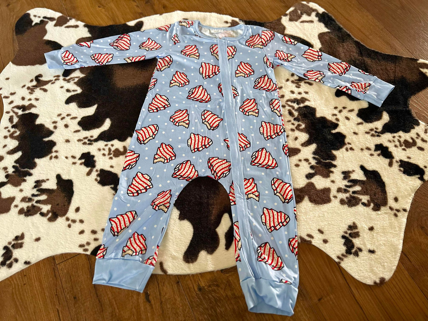 Baby Boys Christmas Tree Cake Rompers