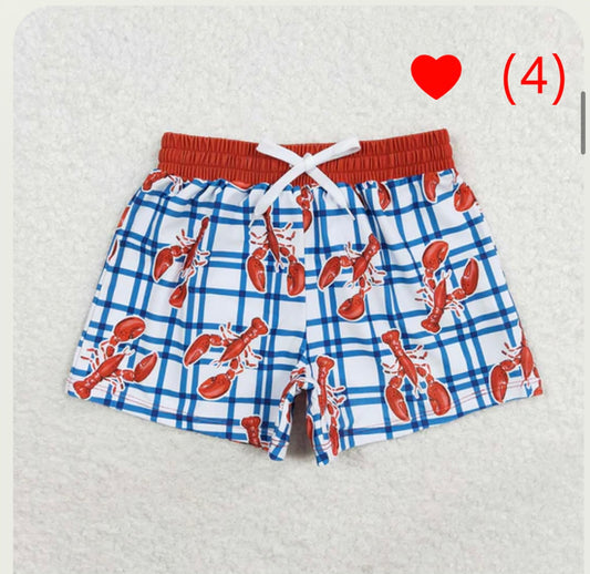 Baby Boys crawfish trunks Shorts Bottoms Preorder(moq 5)