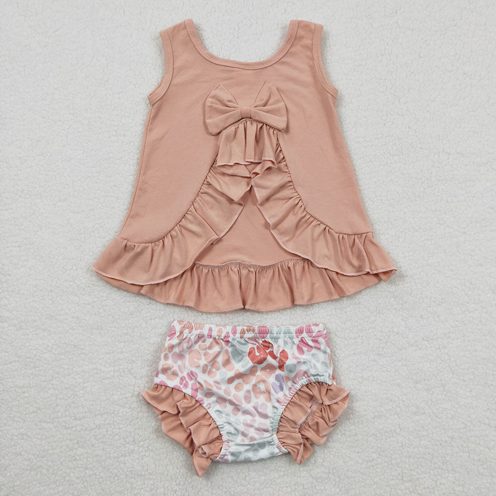 Sibling Baby Girls Summer Top Bummies Outfits Sets