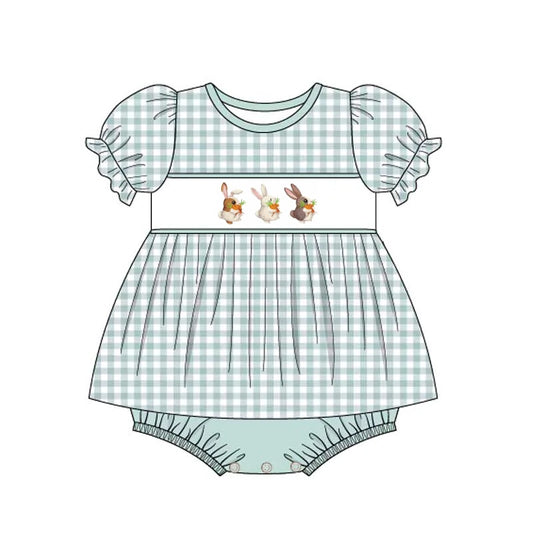 Baby Infant Girls Easter Rabbit Carrot Rompers preorder