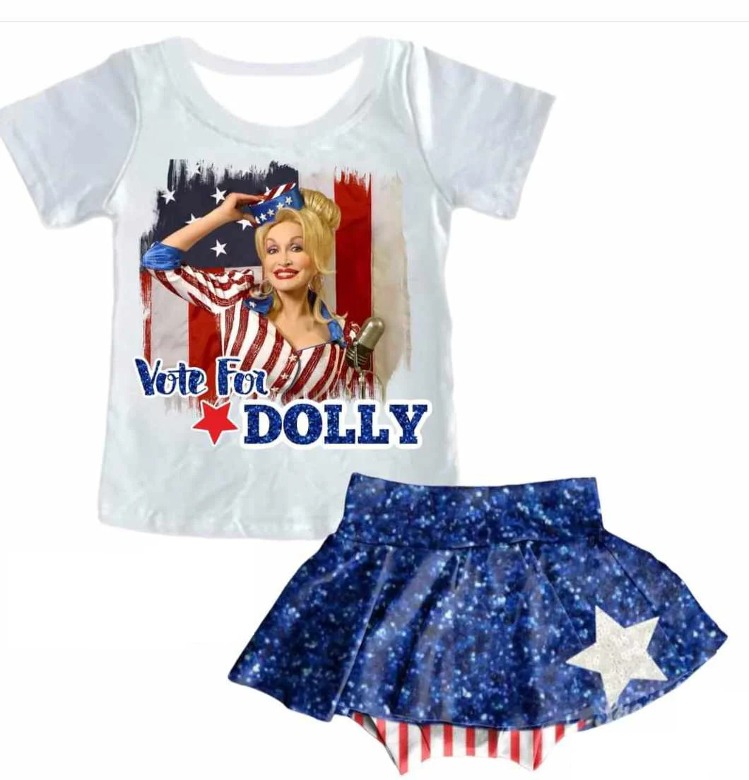 Baby Girls 4th Of July Singer Top Bummie Sets preorder