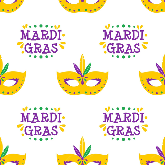 Baby Girls Mardigras Anchors Masks Zipper Pullover Skirt Shorts Yoga Clothes Set Preorder