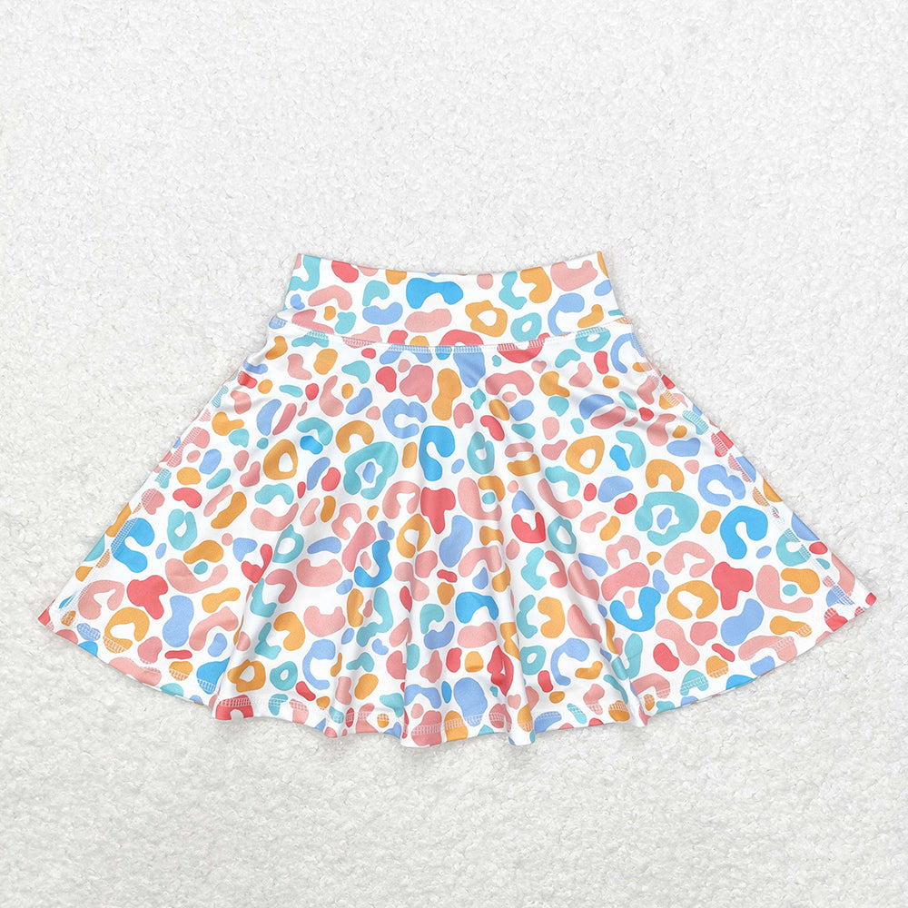 Baby Girls Leopard Colorful Skirts