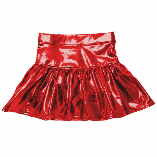 Baby Girls Red Leather Skort Skirts Preorder