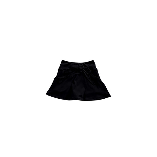 Preorder moq 5 Baby Girls Black Skorts Bottoms
