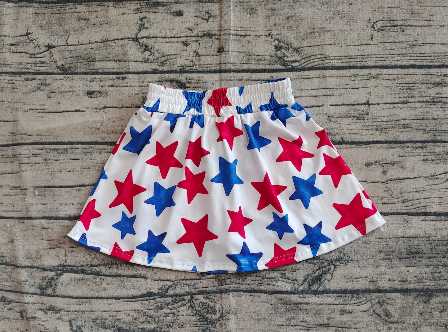 Baby Girls Summer 4th Of July Stars Skorts Skirts Bottom