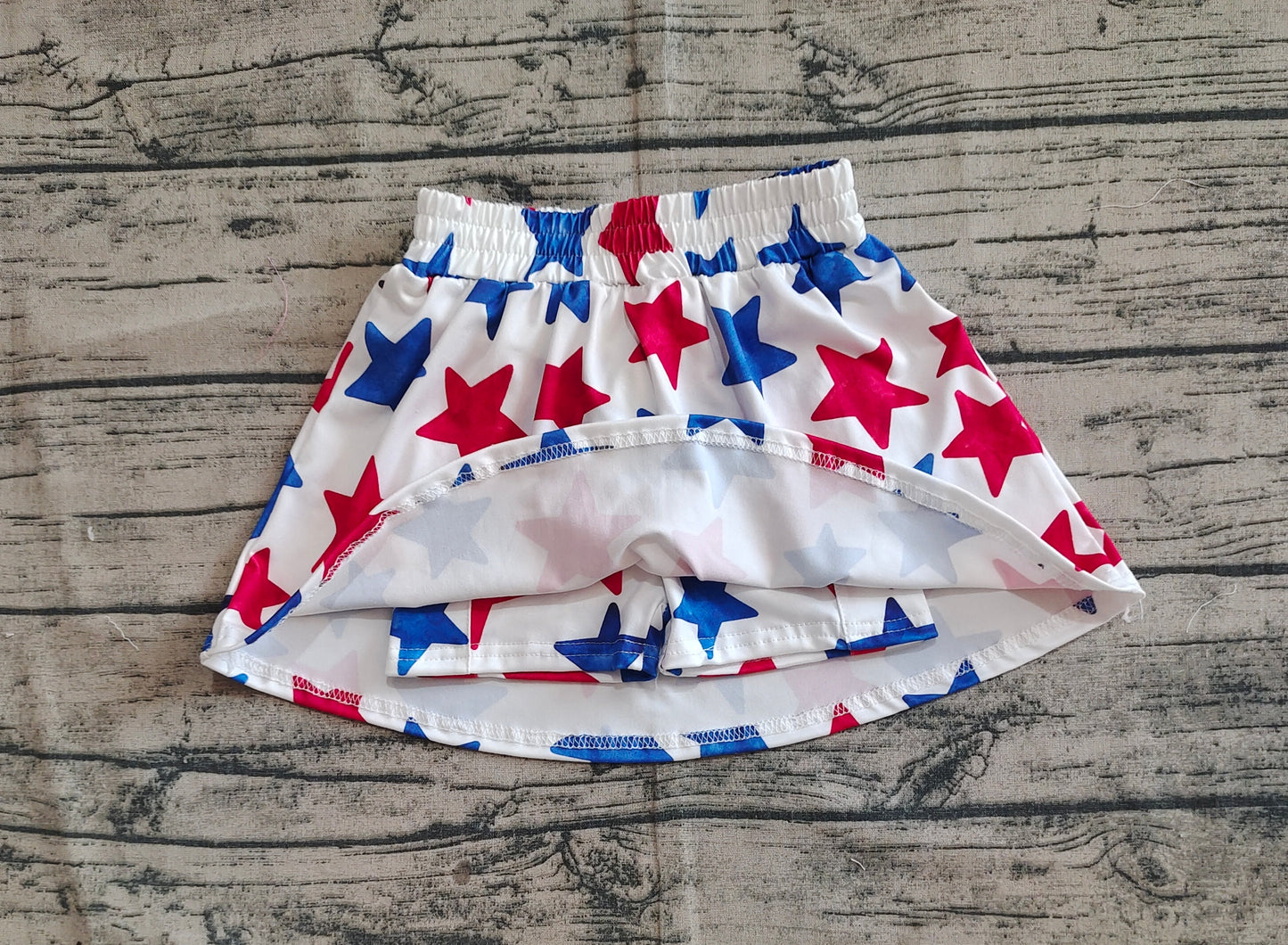 Baby Girls Summer 4th Of July Stars Skorts Skirts Bottom