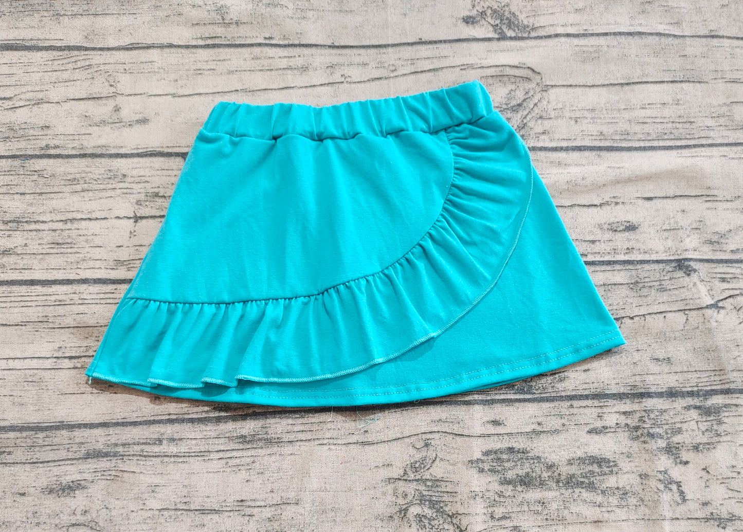 Baby Girls Turquoise Ruffles Skort Skirts