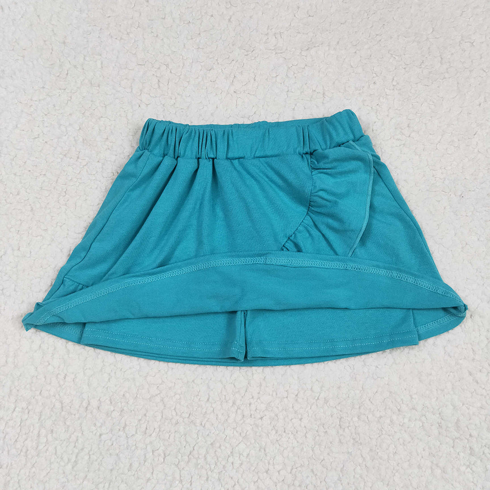 Baby Girls Turquoise Ruffles Skort Skirts