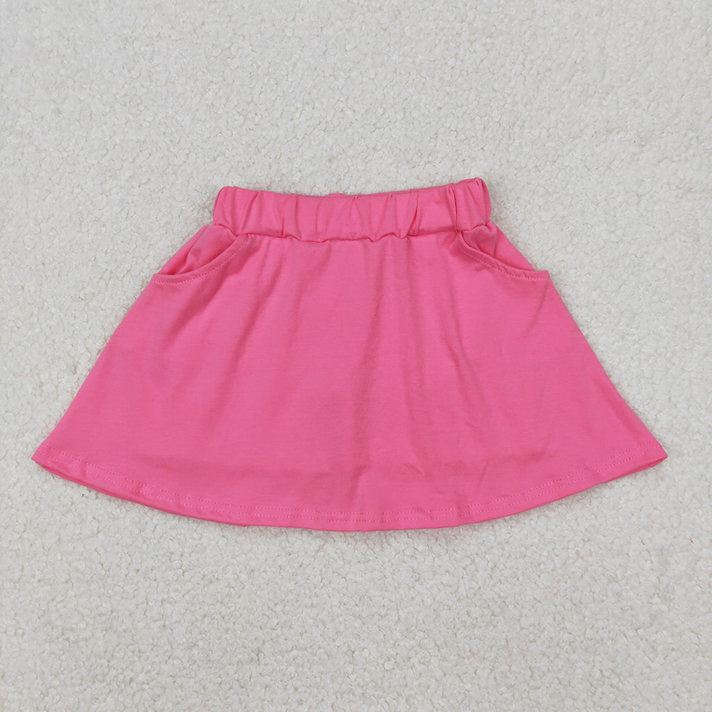 Baby Girls Dark Pink Pocket Yoga Active Wear Skorts