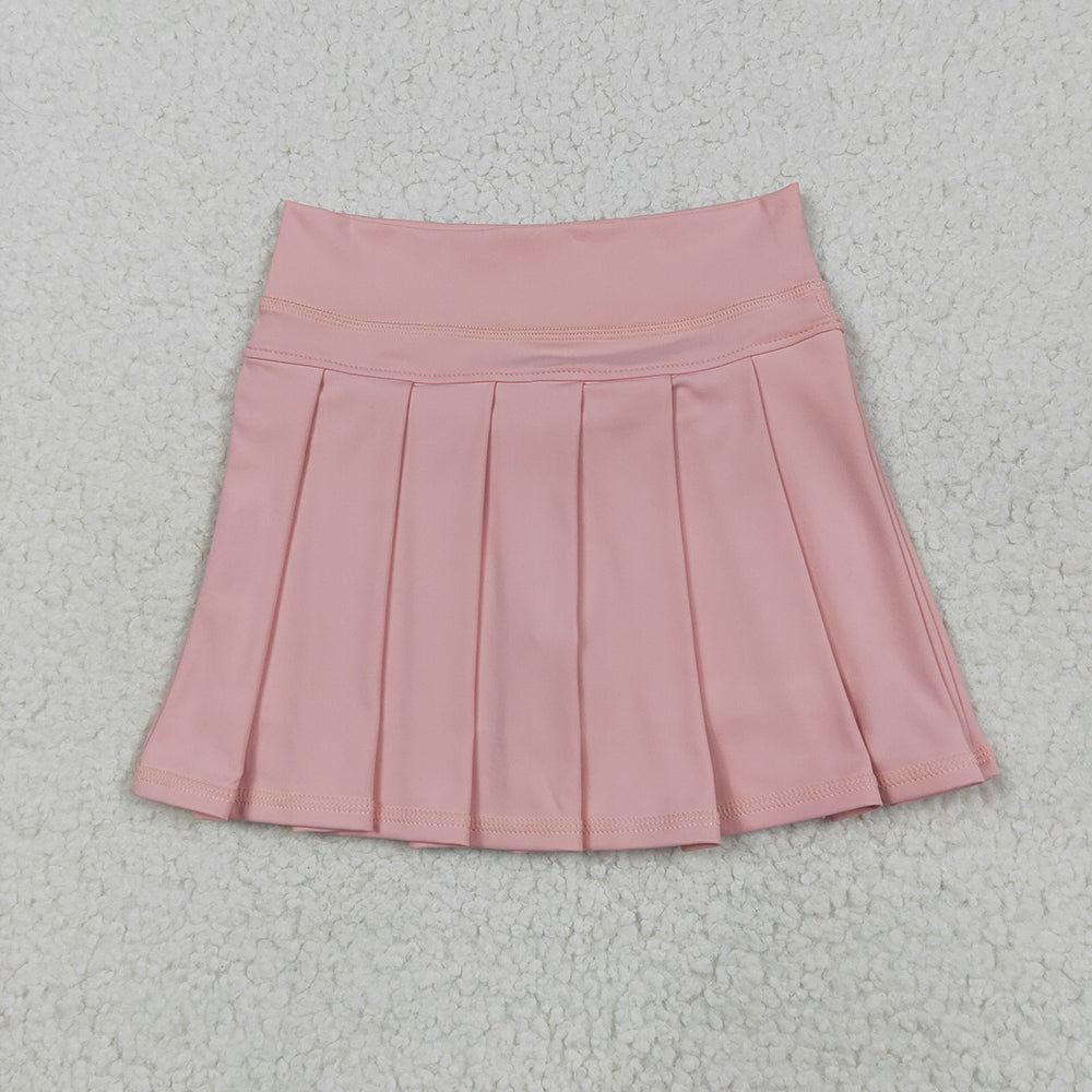 Baby Girls Pink Yoga Pleated Active Wear Skirts