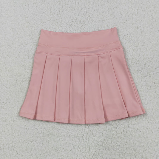 Baby Girls Pink Yoga Pleated Active Wear Skirts