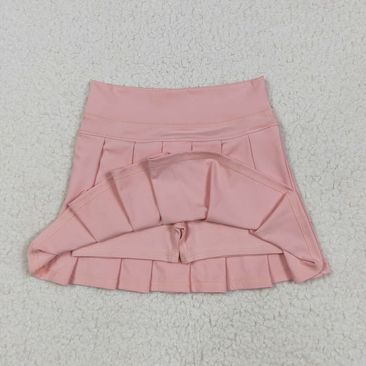 Baby Girls Pink Yoga Pleated Active Wear Skirts
