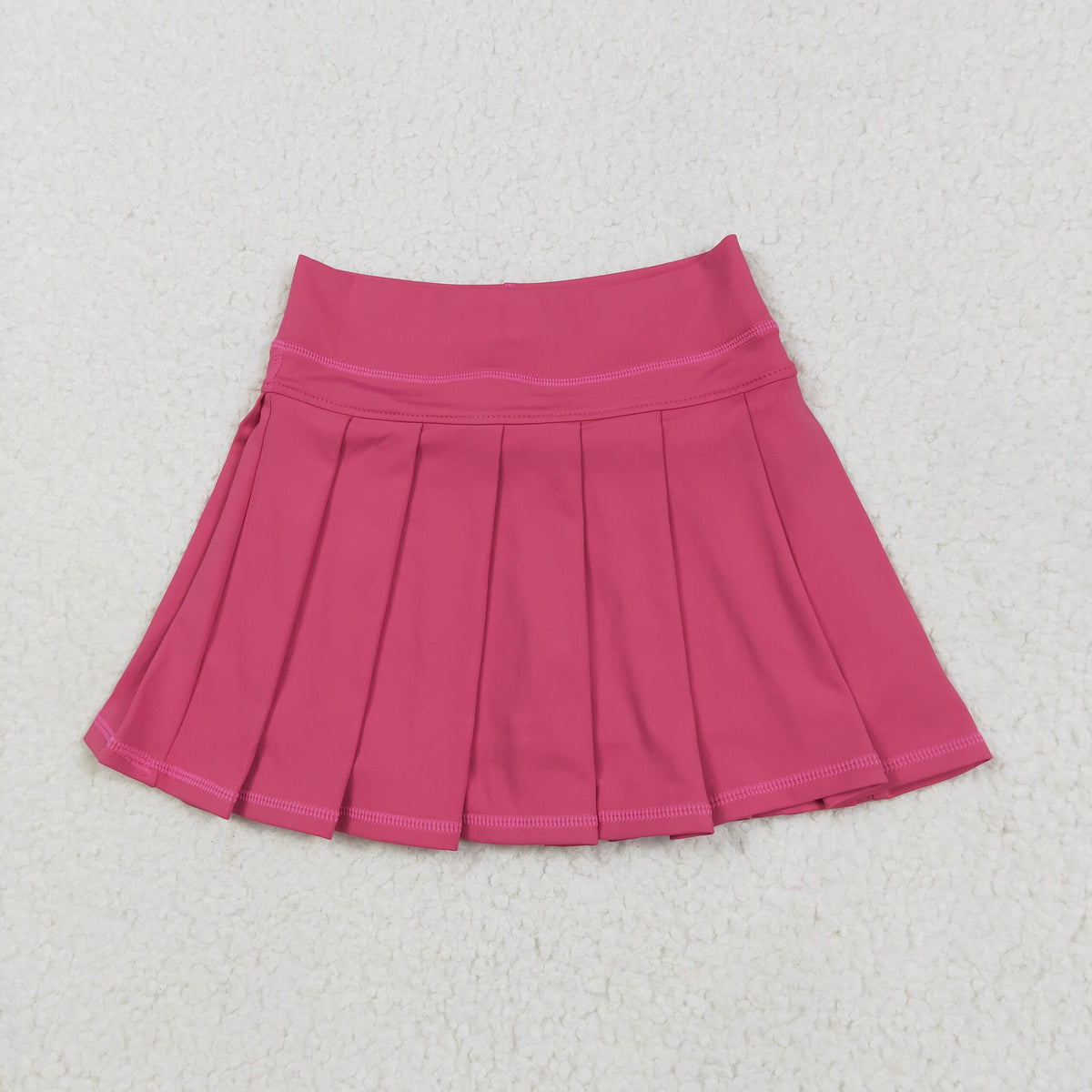 Sibling Baby Girls Long Sleeve Zip Pockets Tops Pleated Skorts Yoga Active Clothes Sets
