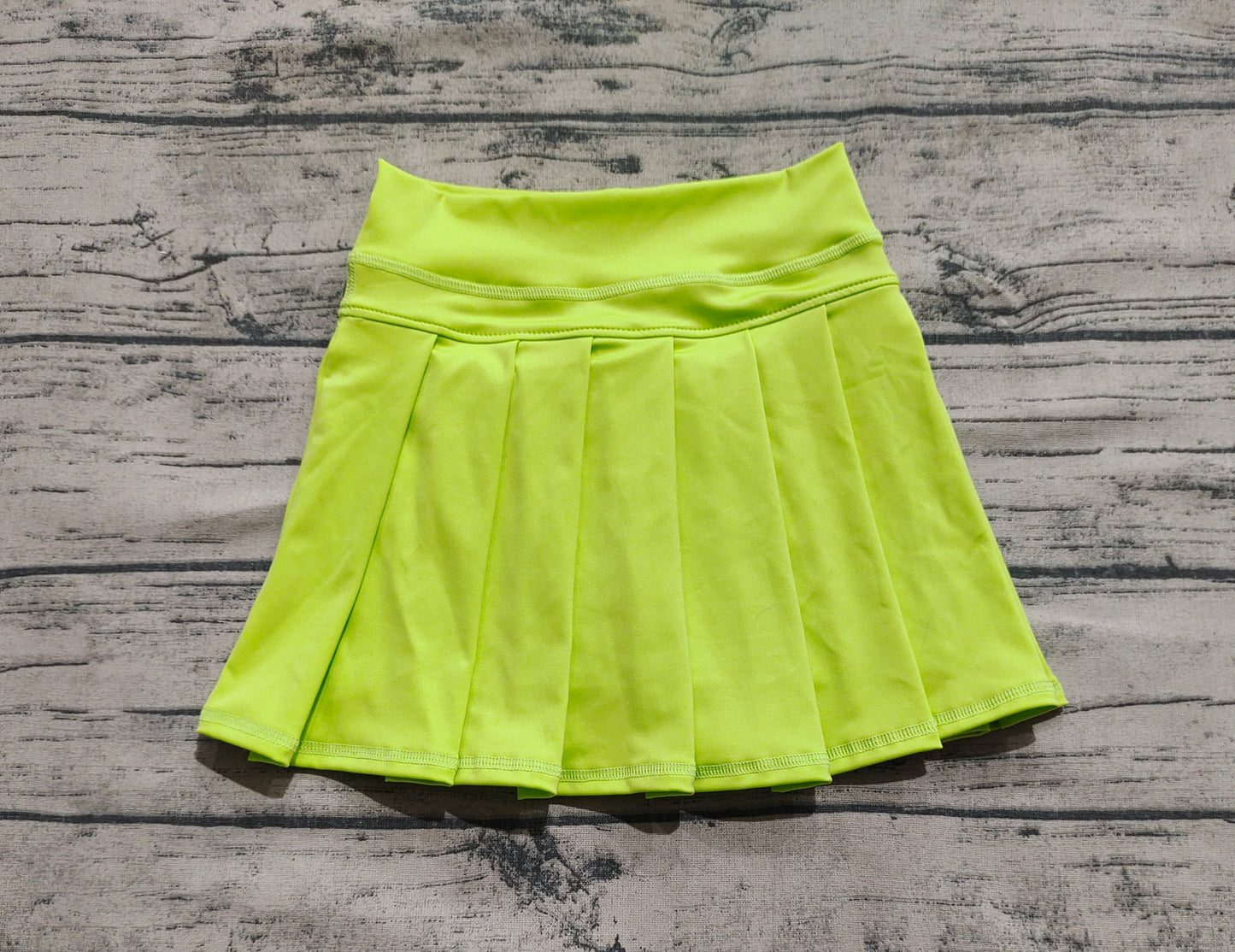 Baby Girls Lime Green Yoga Active Wear Skirts