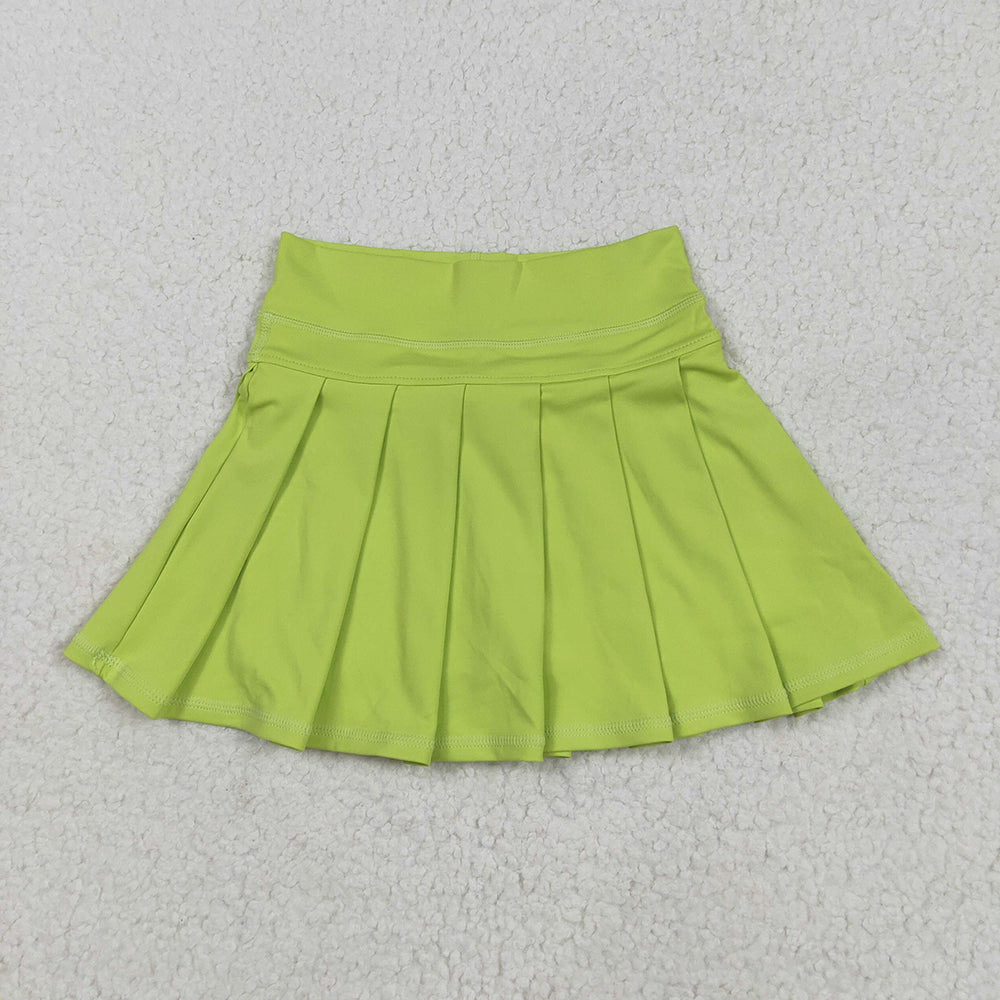 Baby Girls Lime Green Yoga Active Wear Skirts