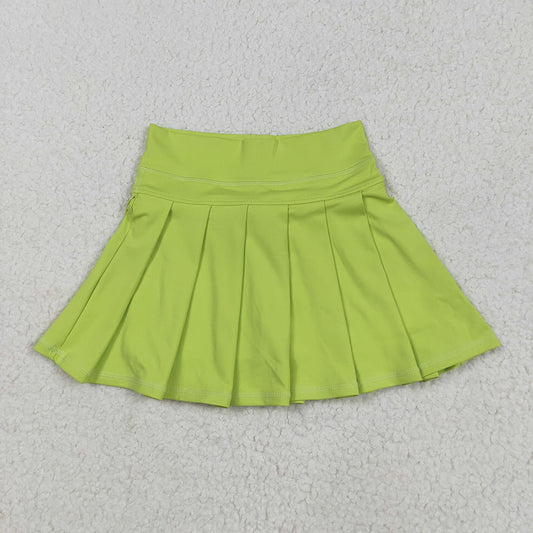 Baby Girls Lime Green Yoga Active Wear Skirts