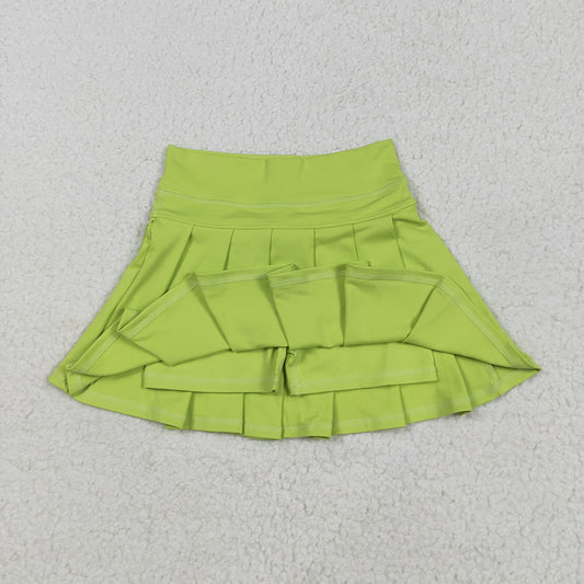 Baby Girls Lime Green Yoga Active Wear Skirts