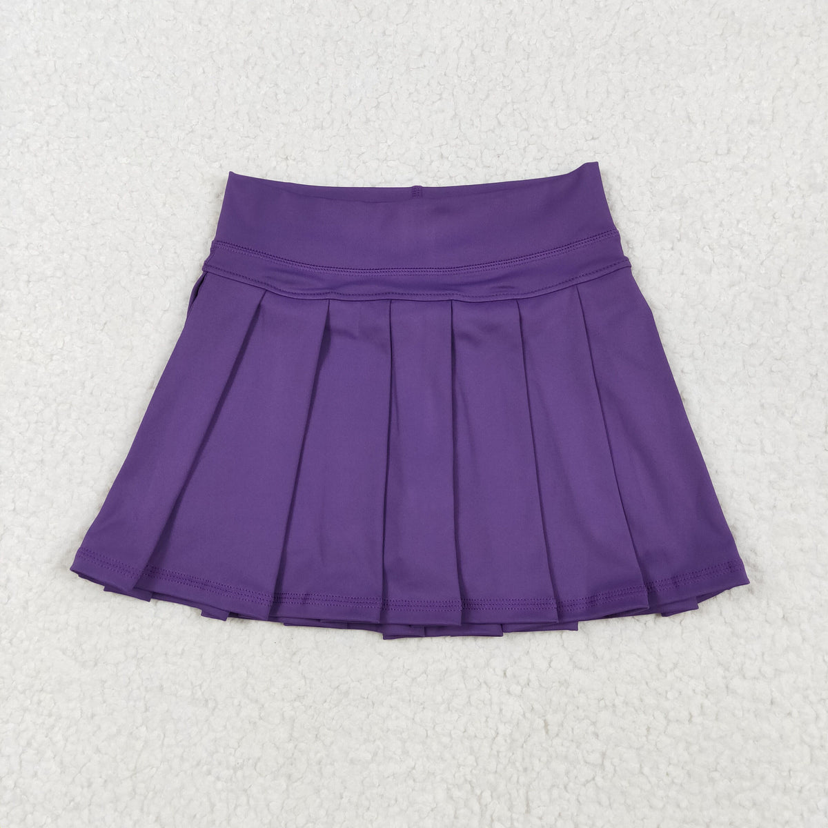 Sibling Baby Girls Long Sleeve Zip Pockets Tops Pleated Skorts Yoga Active Clothes Sets