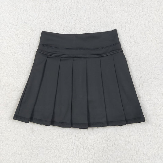 Baby Girls Black Yoga Active Wear Pleated Skirts