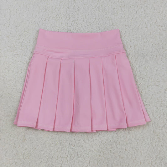 Baby Girls Light Pink Yoga Active Wear Pleated Skirts