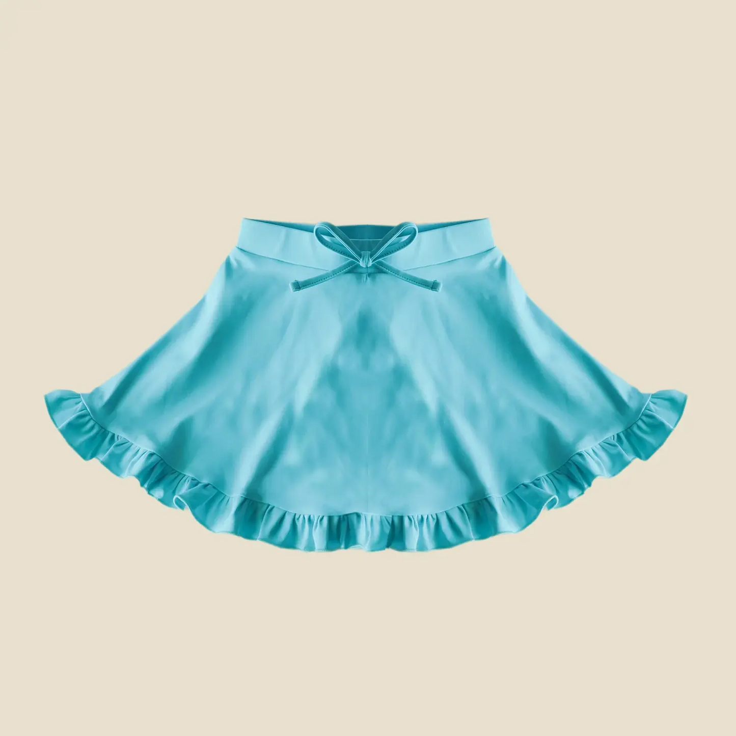 Baby Girls Blue Yoga Ruffle Active Skirt Preorder