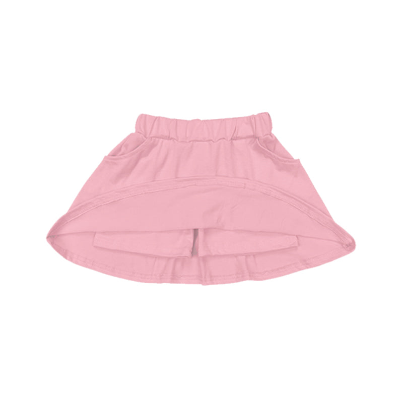 Baby Girls Pink Pockets Skorts Skirts Preorder