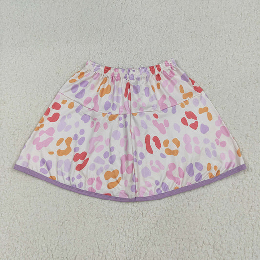 Baby Girls Colorful Leopard Shorts Skirts