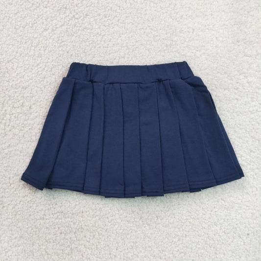Baby Girls Navy Cotton Skirt Shorts Bottom