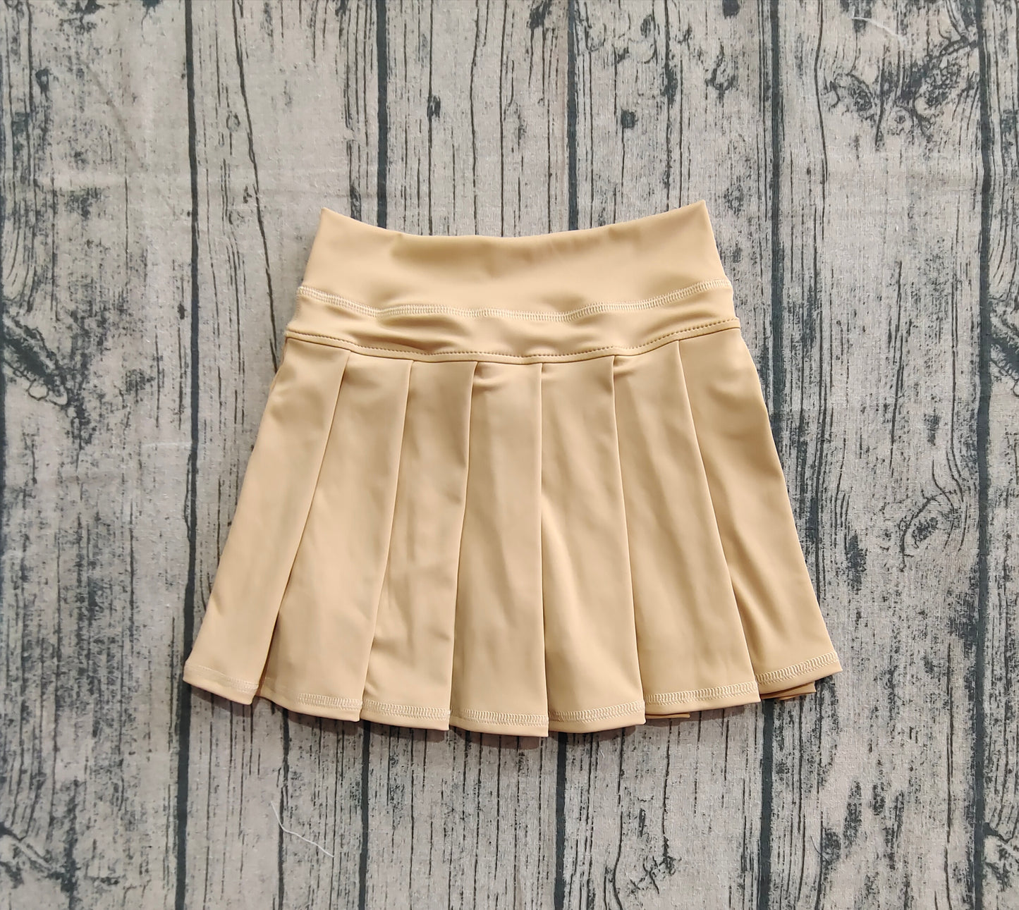 Baby Girls Khaki Yoga Skorts Pleated Skirts Bottom